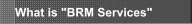 What is "BRM Services"